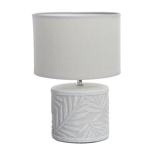 LAMPARA BASE CERAMICA HOJAS