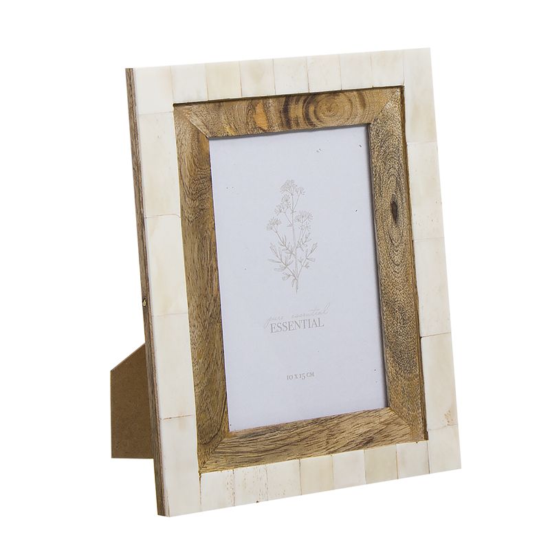 PORTAFOTOS HUESO 10X15