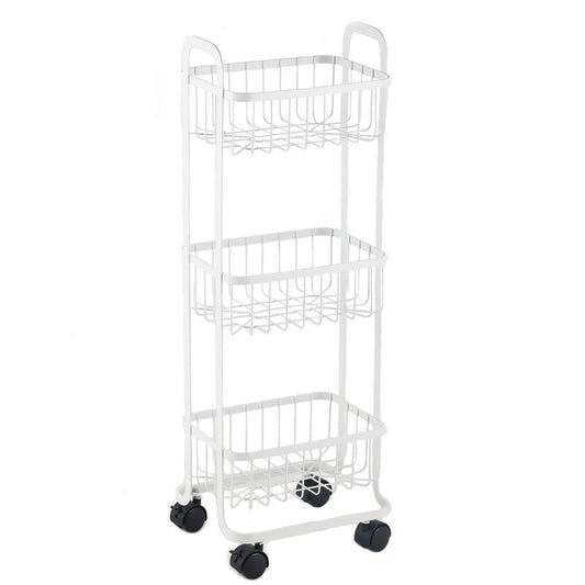 CARRO AUXILIAR METAL BLANCO