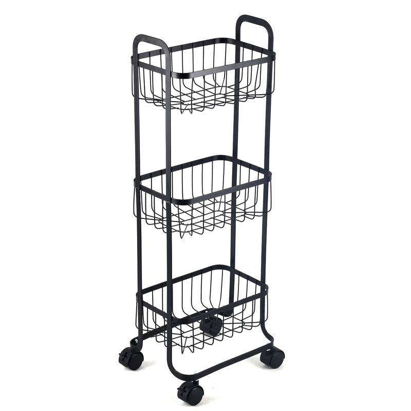 CARRO AUXILIAR METAL NEGRO