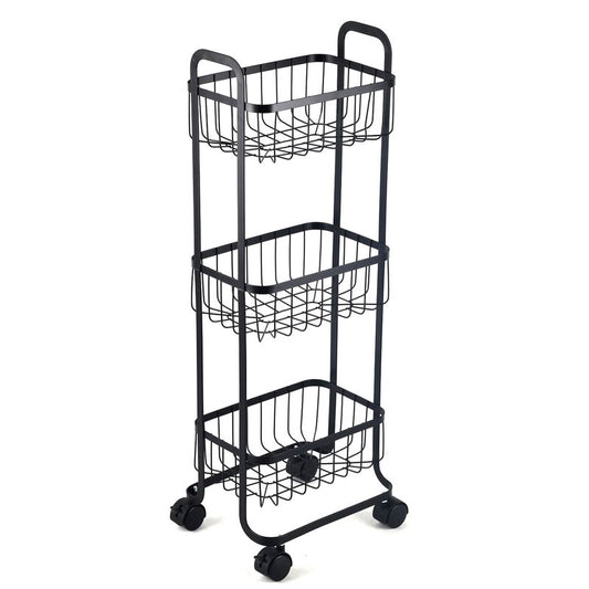 CARRO AUXILIAR METAL NEGRO