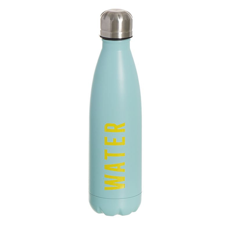 BOTELLA ACERO INOX. 500ML WATER AZUL