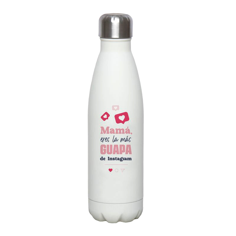 BOTELLA ACERO INOX. 500ML MAMA INSTAGRAM