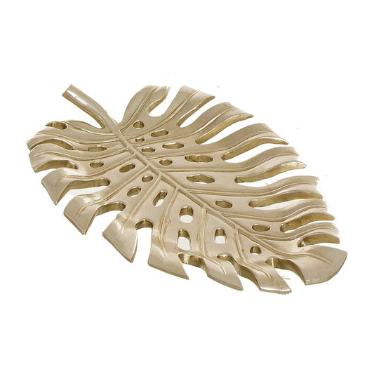 VACIABOLSILLOS FORMA HOJA ORO