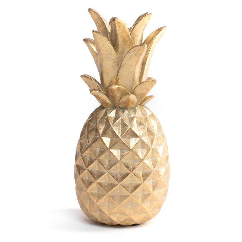 FIGURA PIÑA ORO