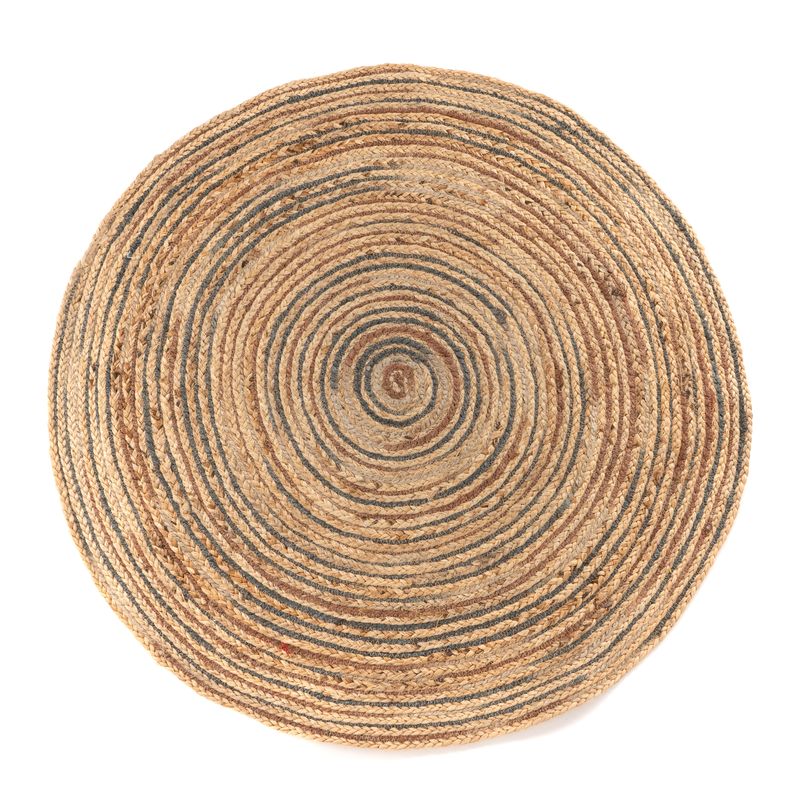 ALFOMBRA 120CM YUTE EFECTO RAYAS