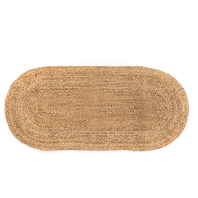 ALFOMBRA OVALADA YUTE 60X140CM