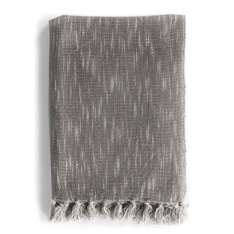 MANTA JASPEADO ANTRACITA 130X170