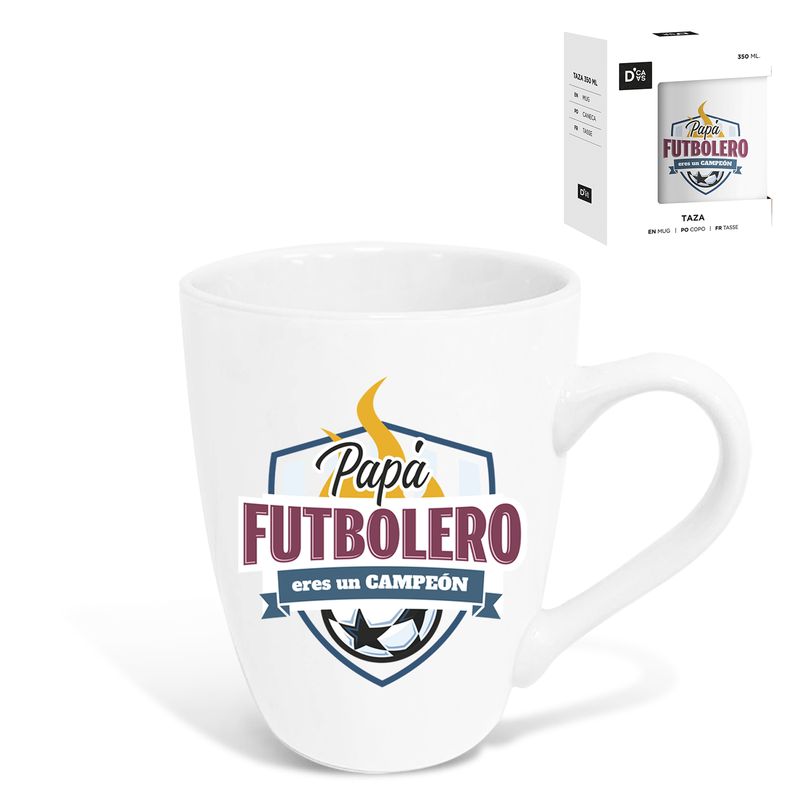 MUG 344ML PAPA FUTBOLERO