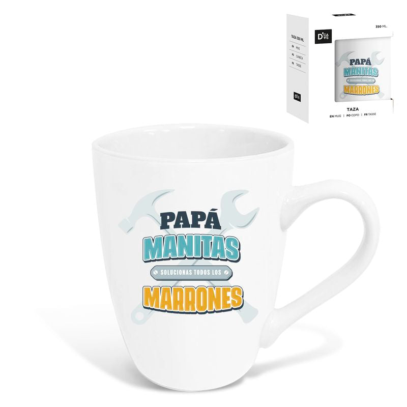 MUG 350ML PAPA MANITAS