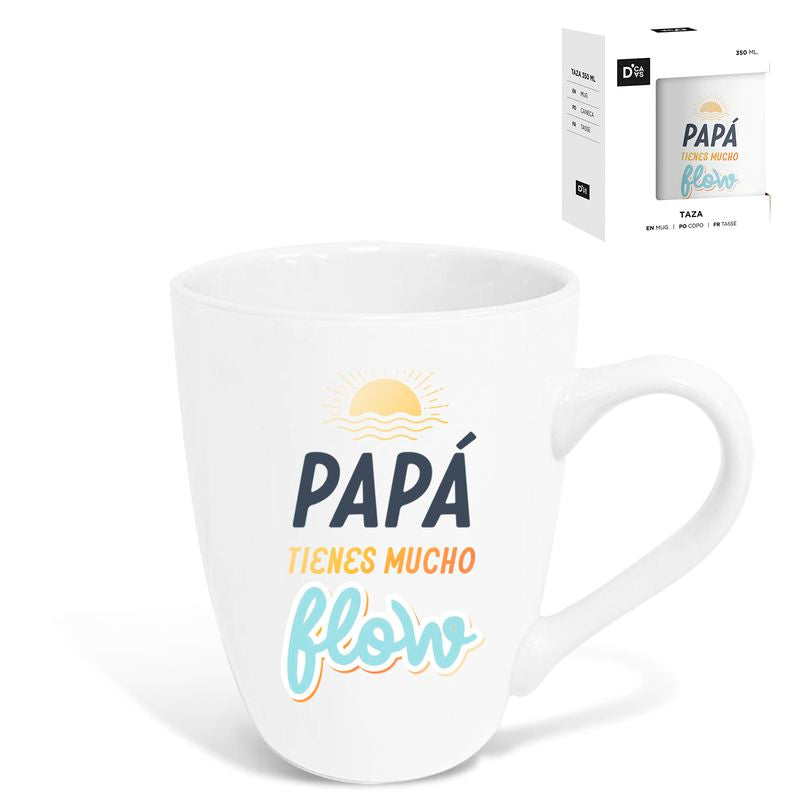 MUG 344ML PAPA FLOW