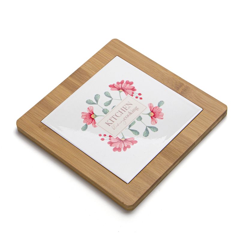 SALVAMANTEL CERAMICA / BAMBU FLORAL MARKET