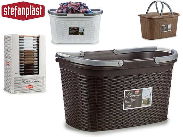 CESTO ROPA CON ASAS ELEGANCE SURT COL