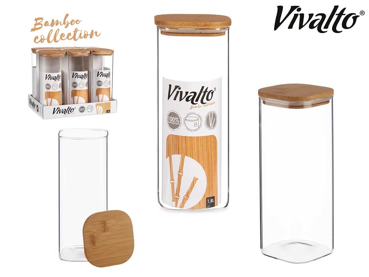 TARRO COCINA BOROSILICATO CON TAPA