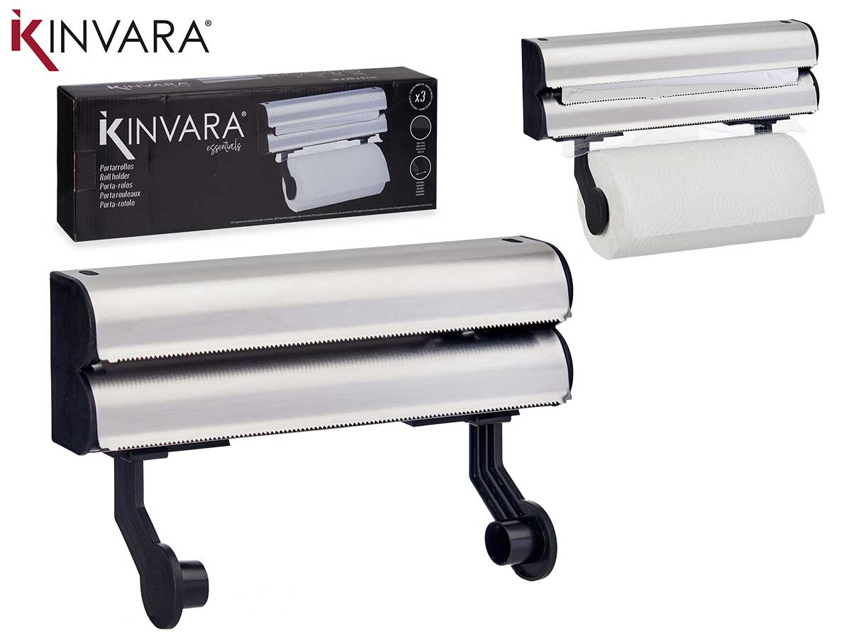 PORTARROLLOS DOBLE 34CM