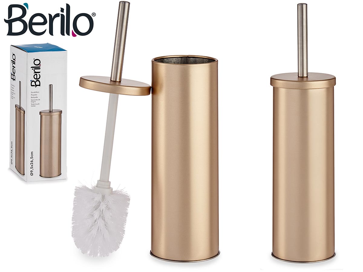 ESCOBILLERO METAL ORO