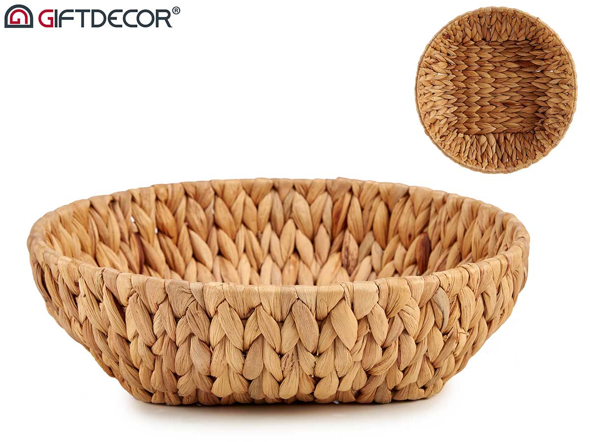 CENTRO DE MESA REDONDO DE PAJA SIN ASA