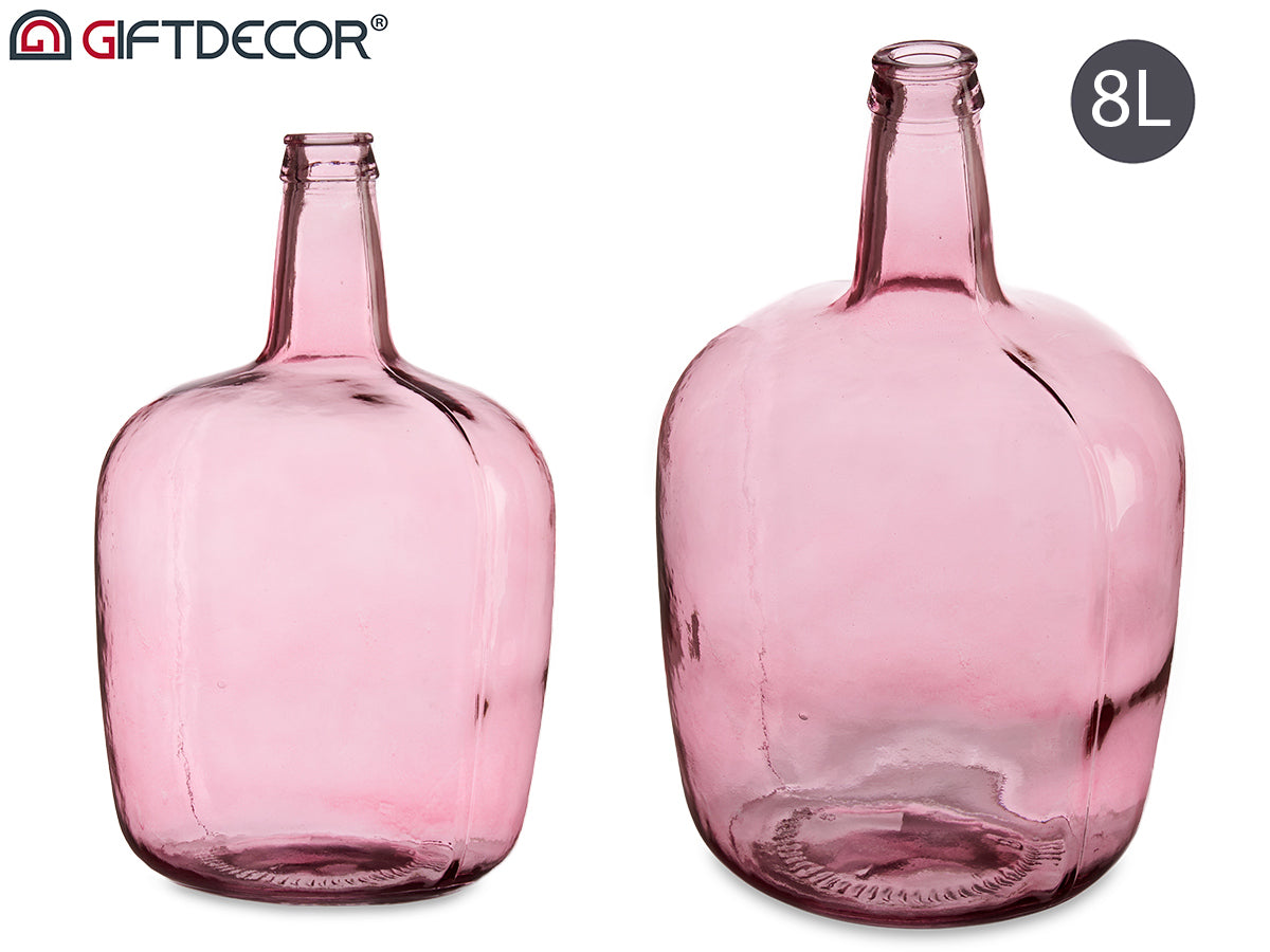 GARRAFA CRISTAL 8 L ROSA
