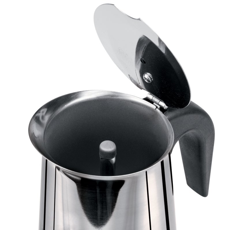 CAFETERA ARÁBICA DE ACERO INOXIDABLE 9 TAZAS