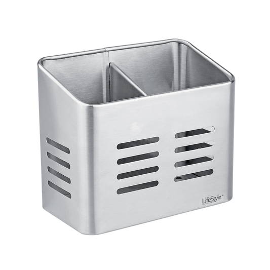 ESCURRECUBIERTOS INOX DOBLE 16x9x13,5