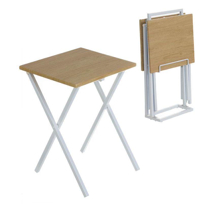 JUEGO 2 MESITAS NORDIC CON SOPORTE