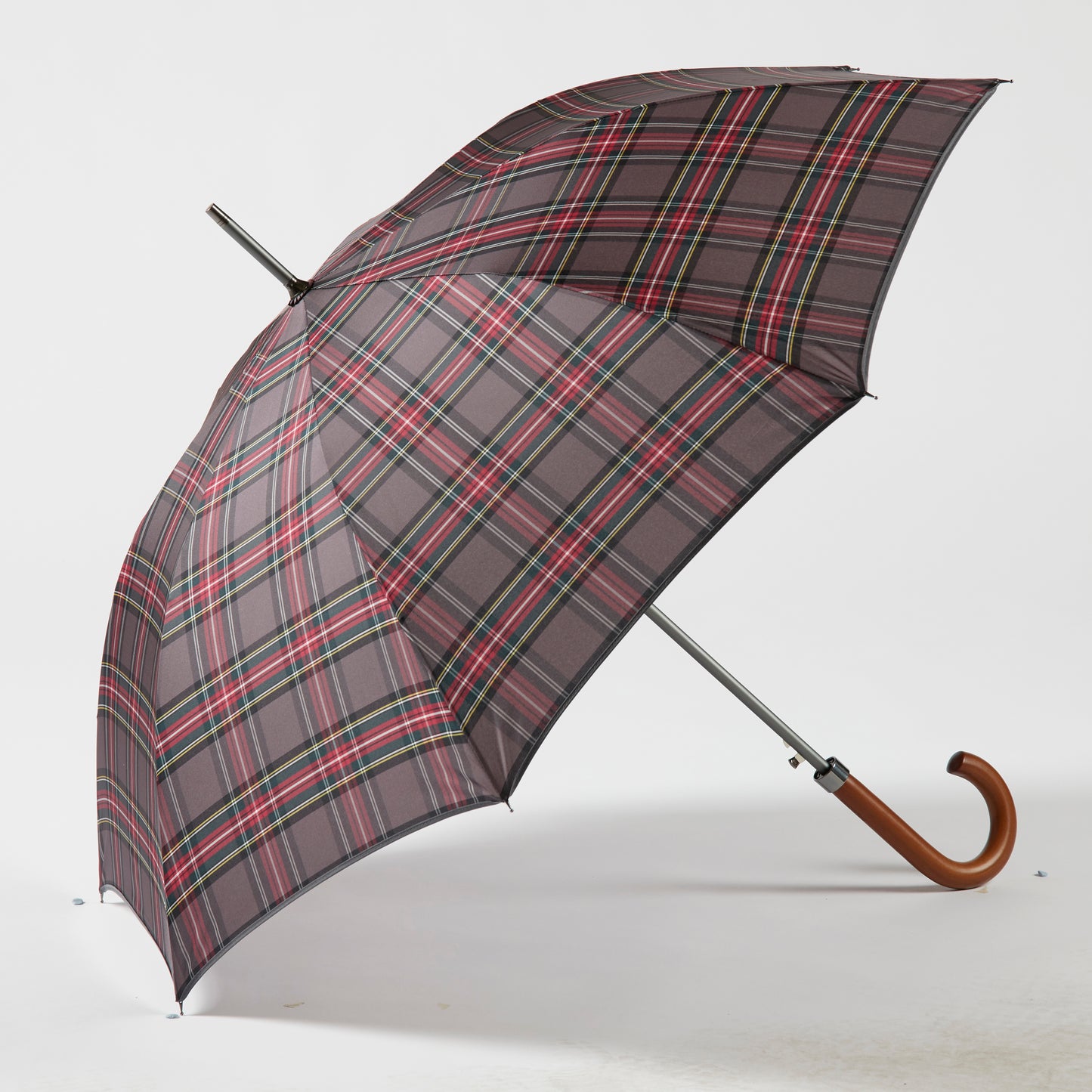 PARAGUAS CUADROS GRANATE