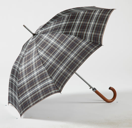 PARAGUAS CUADROS MARRON