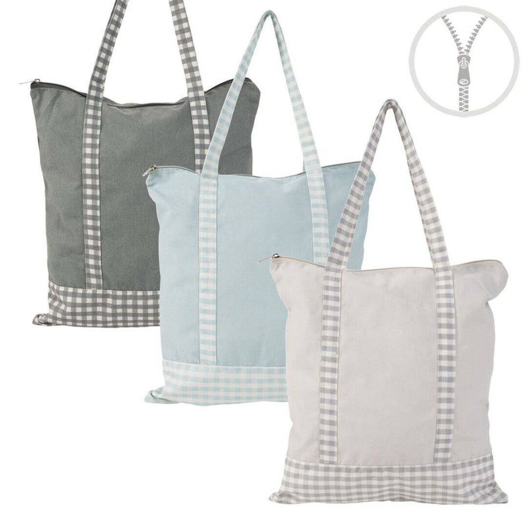 BOLSA CON CREMALLERA VICHY