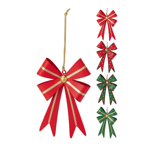 LAZO NAVIDEÑO COLGANTE 9CM