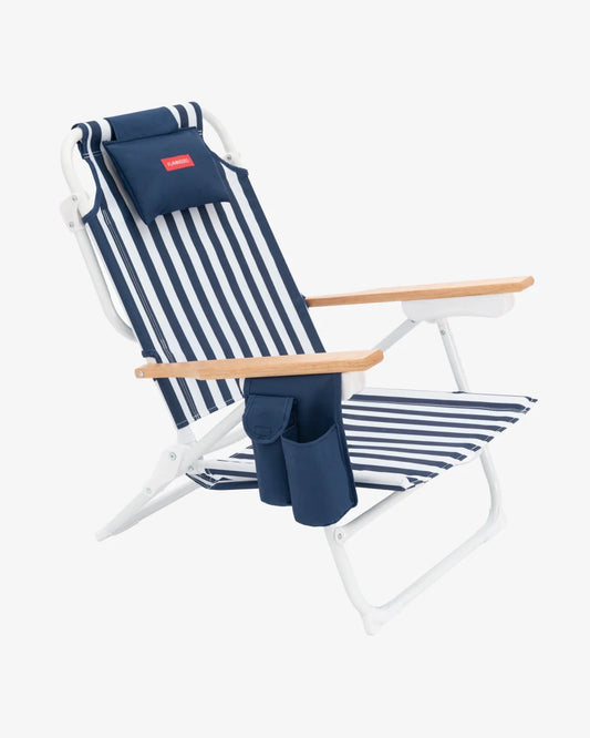 SILLA PLAYA RECLINABLE NEVERA AZUL FLAMINGUEO