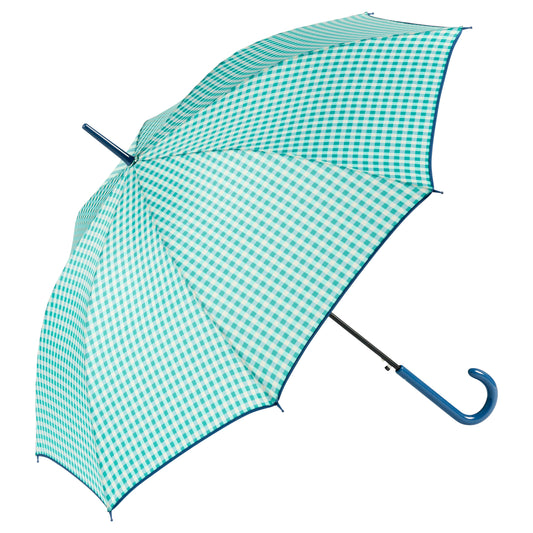 PARAGUAS VICHY TURQUESA