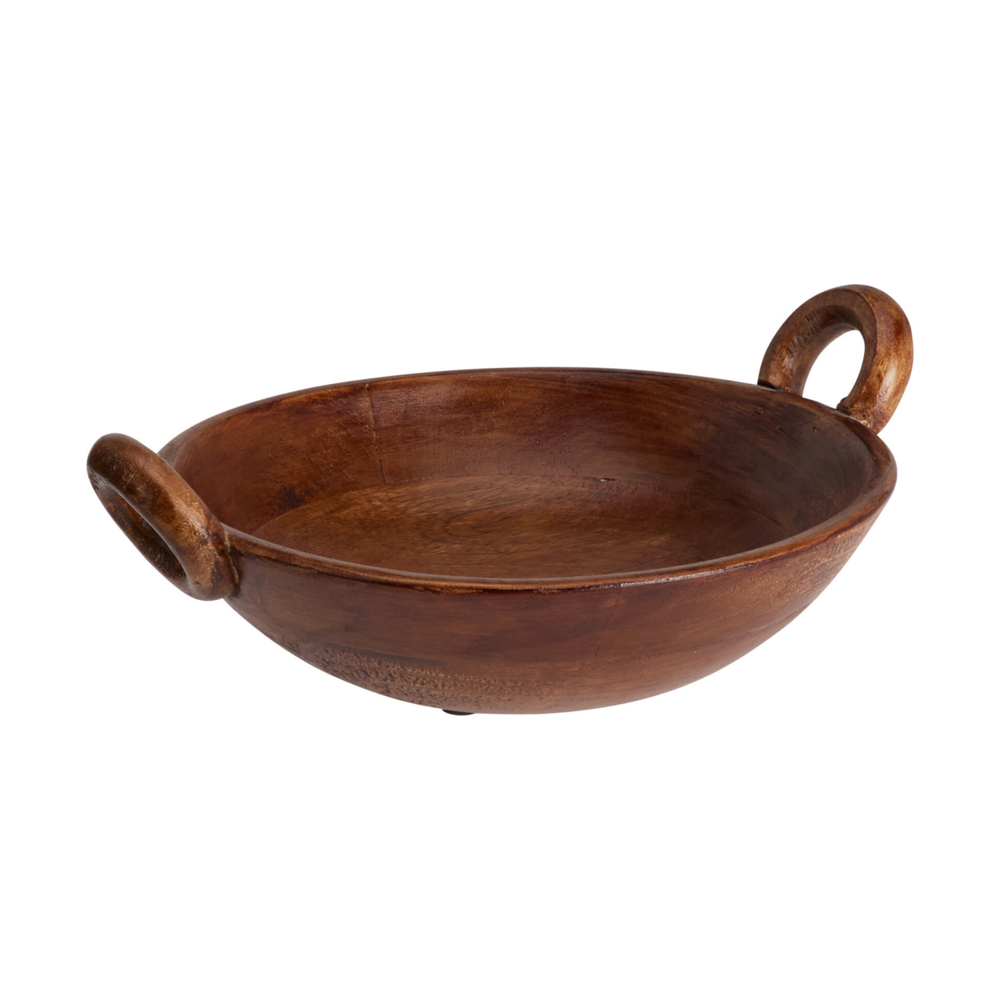 CUENCO MADERA DE NOGAL OSCURO 25X29CM