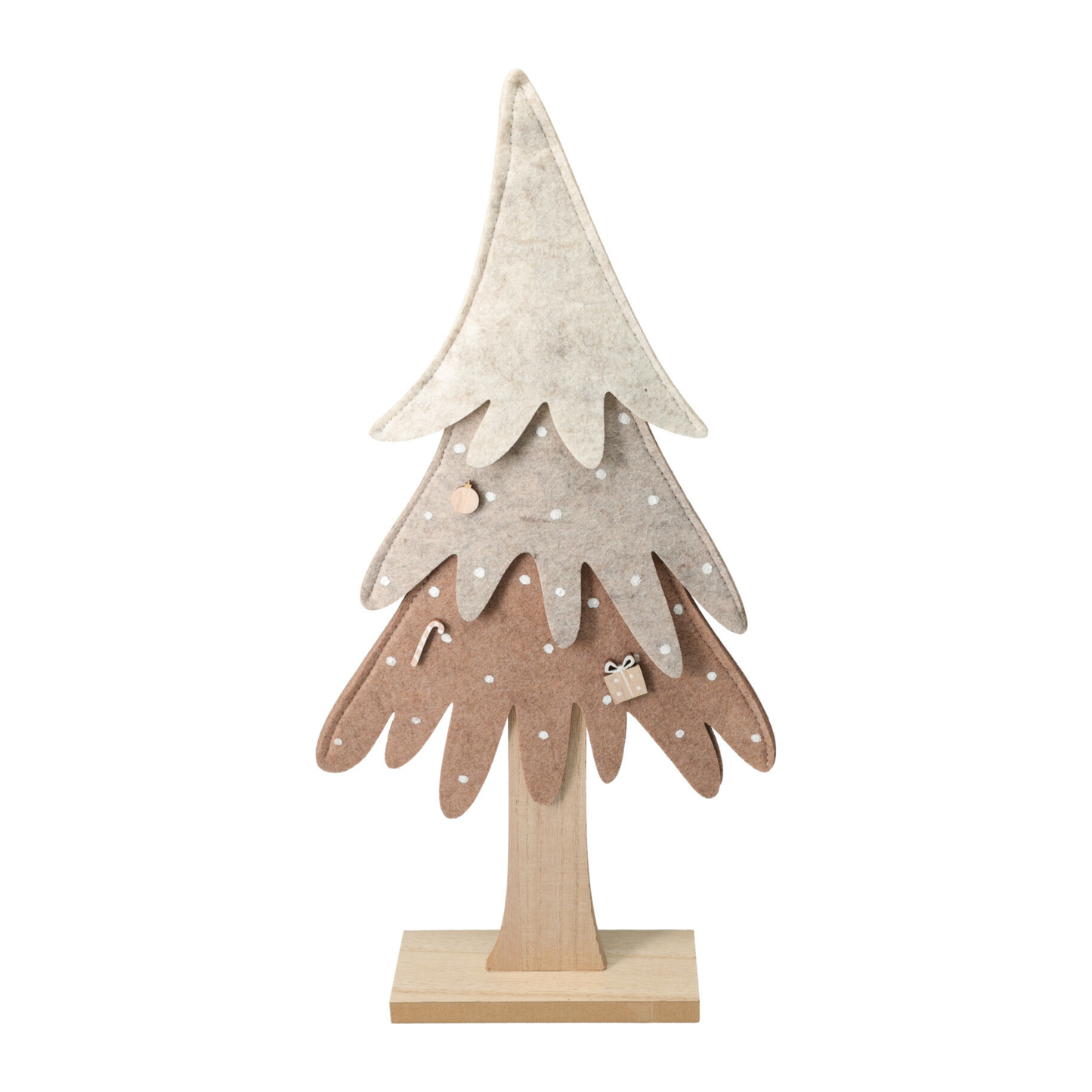 XMAS TREE 40CM MARRON