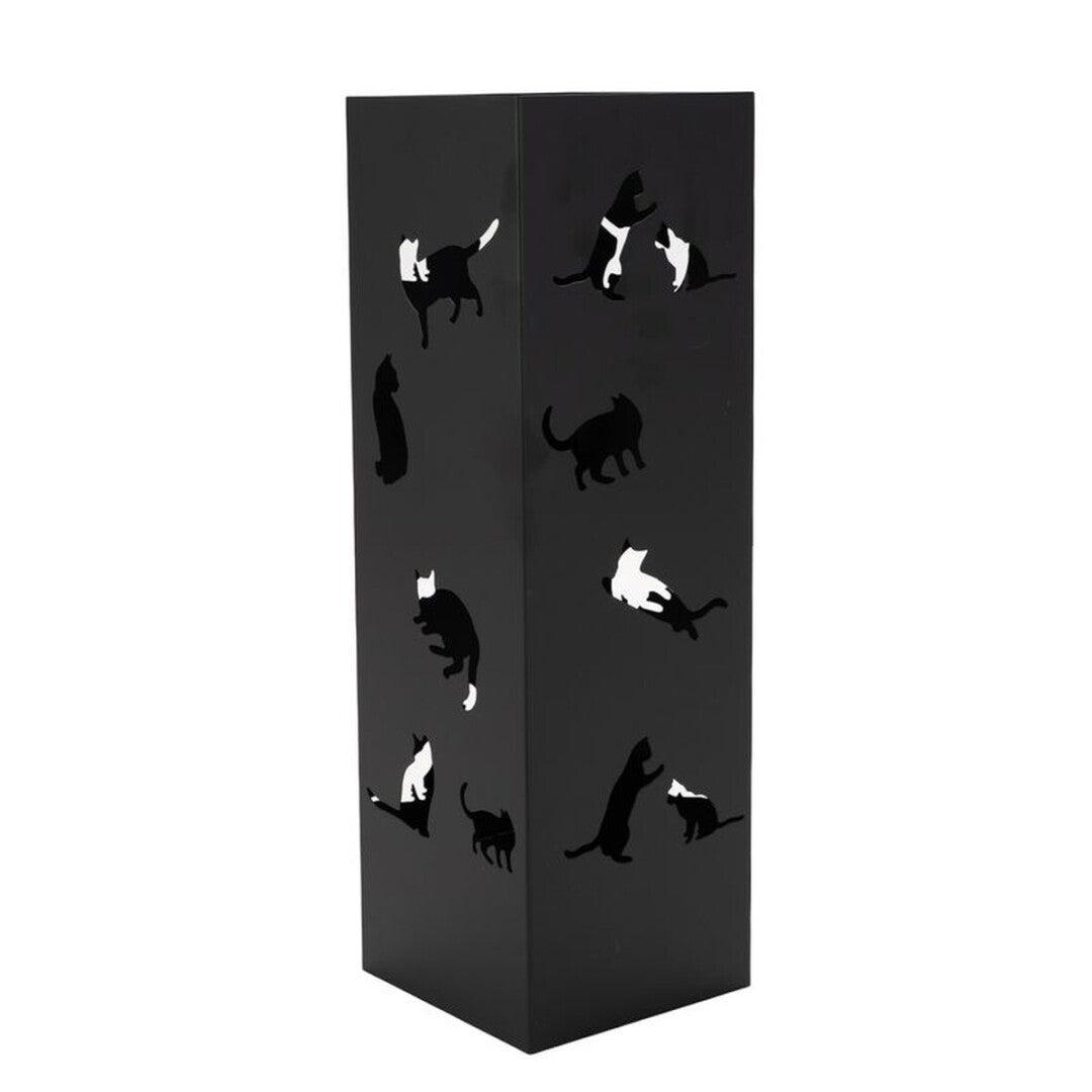 PARAGÜERO METAL GATOS NEGRO