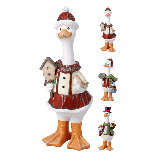 GANSO NAVIDEÑO 9X9X25CM
