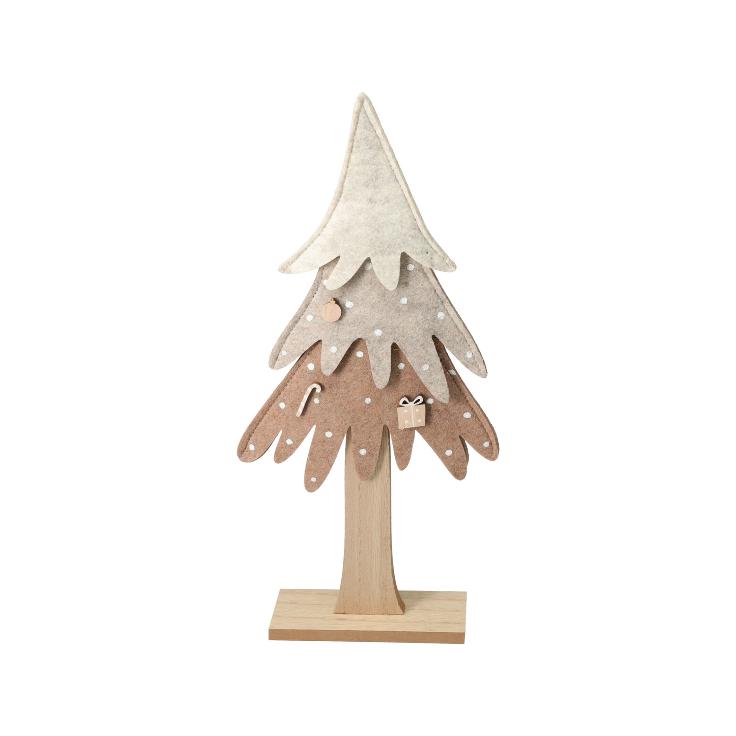 XMAS TREE 27CM MARRON