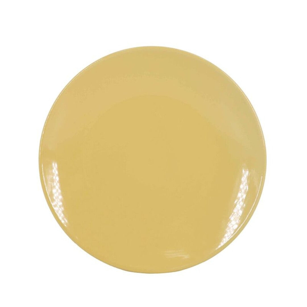 PLATO POSTRE 19CM LISO AMARILLO