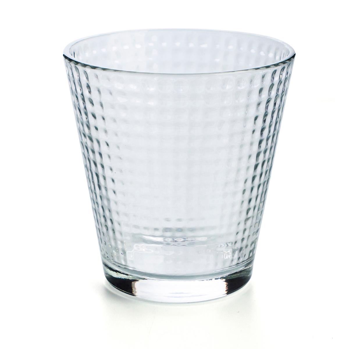 SET 6 VASOS BAJOS VIDRIO 25CL