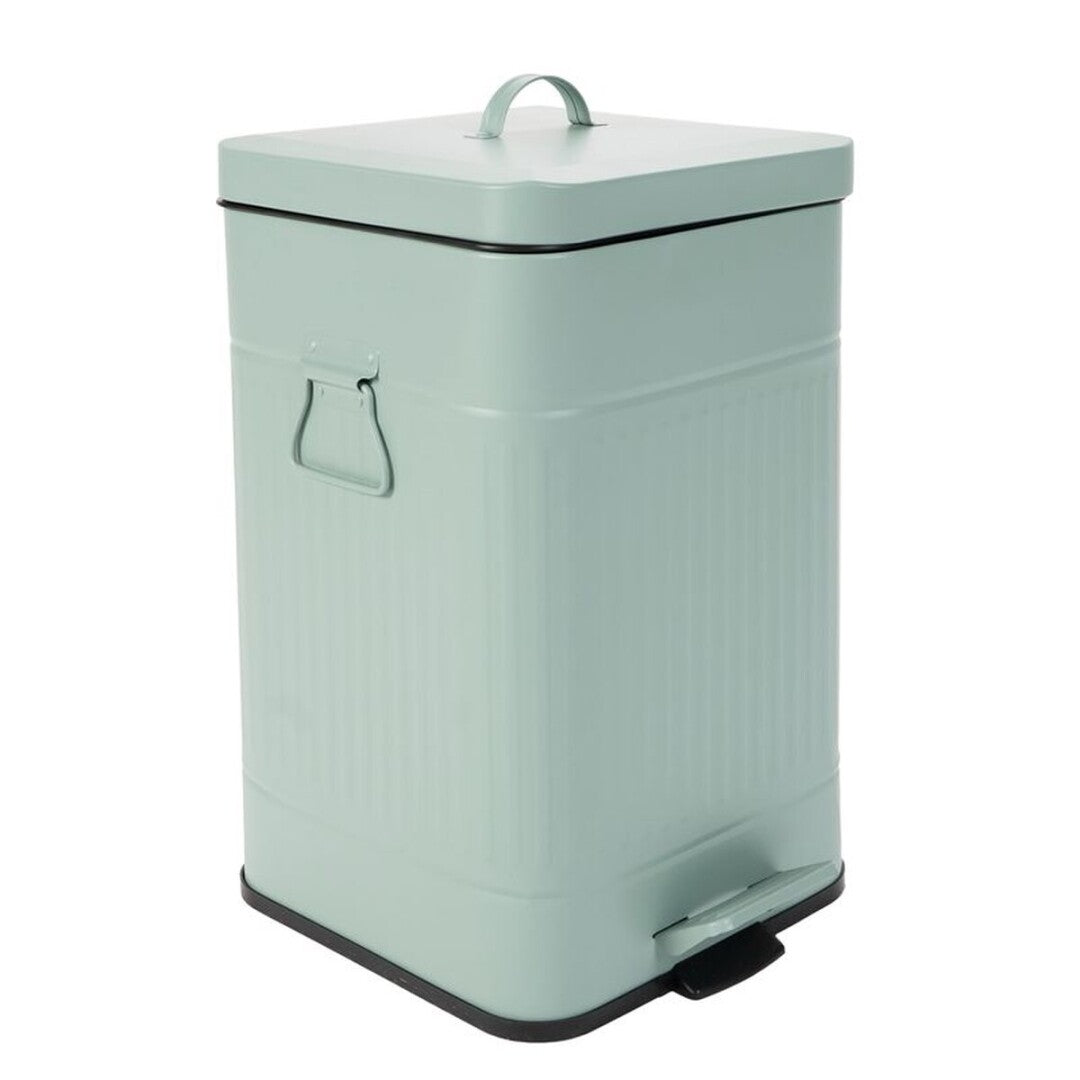 PAPELERA ANTIGUA 20L VERDE AGUA