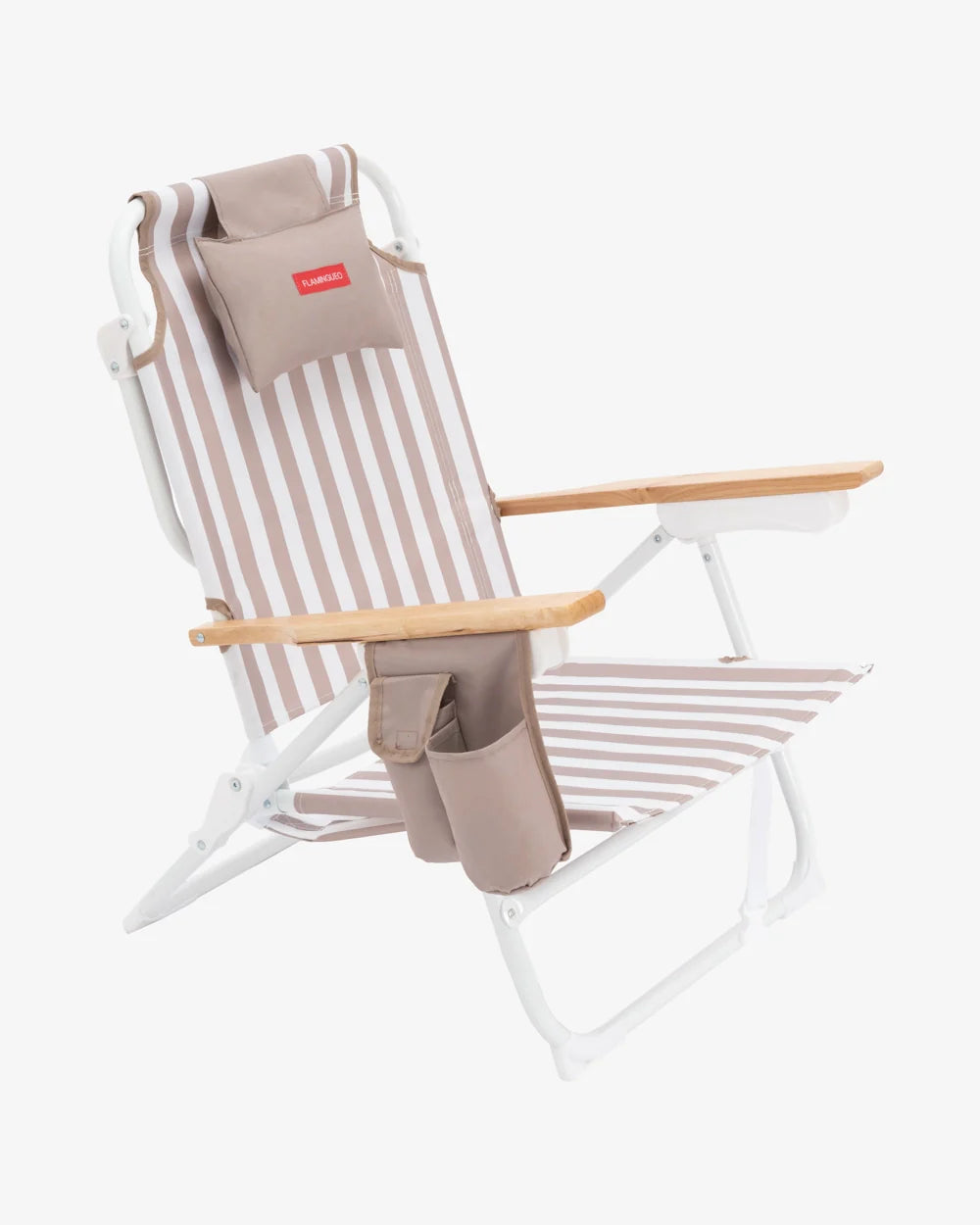 SILLA PLAYA RECLINABLE NEVERA BEIGE FLAMINGUEO
