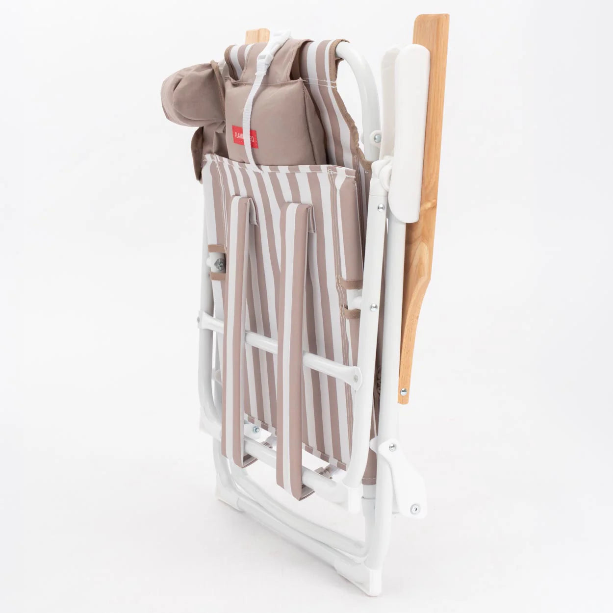 SILLA PLAYA RECLINABLE NEVERA BEIGE FLAMINGUEO