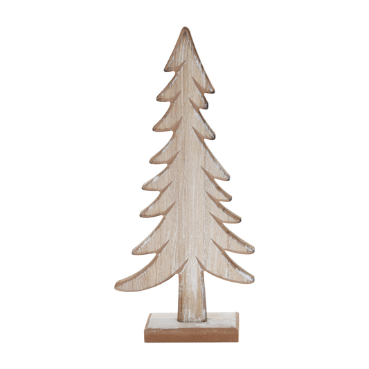 ARBOL NAVIDEÑO MADERA 33CM