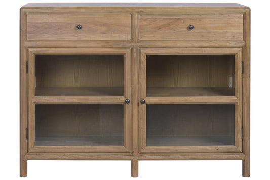 APARADOR OLMO CRISTAL 122X45X92