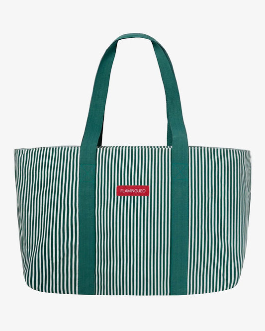 TOTE BAG FLAMINGUEO VERDE