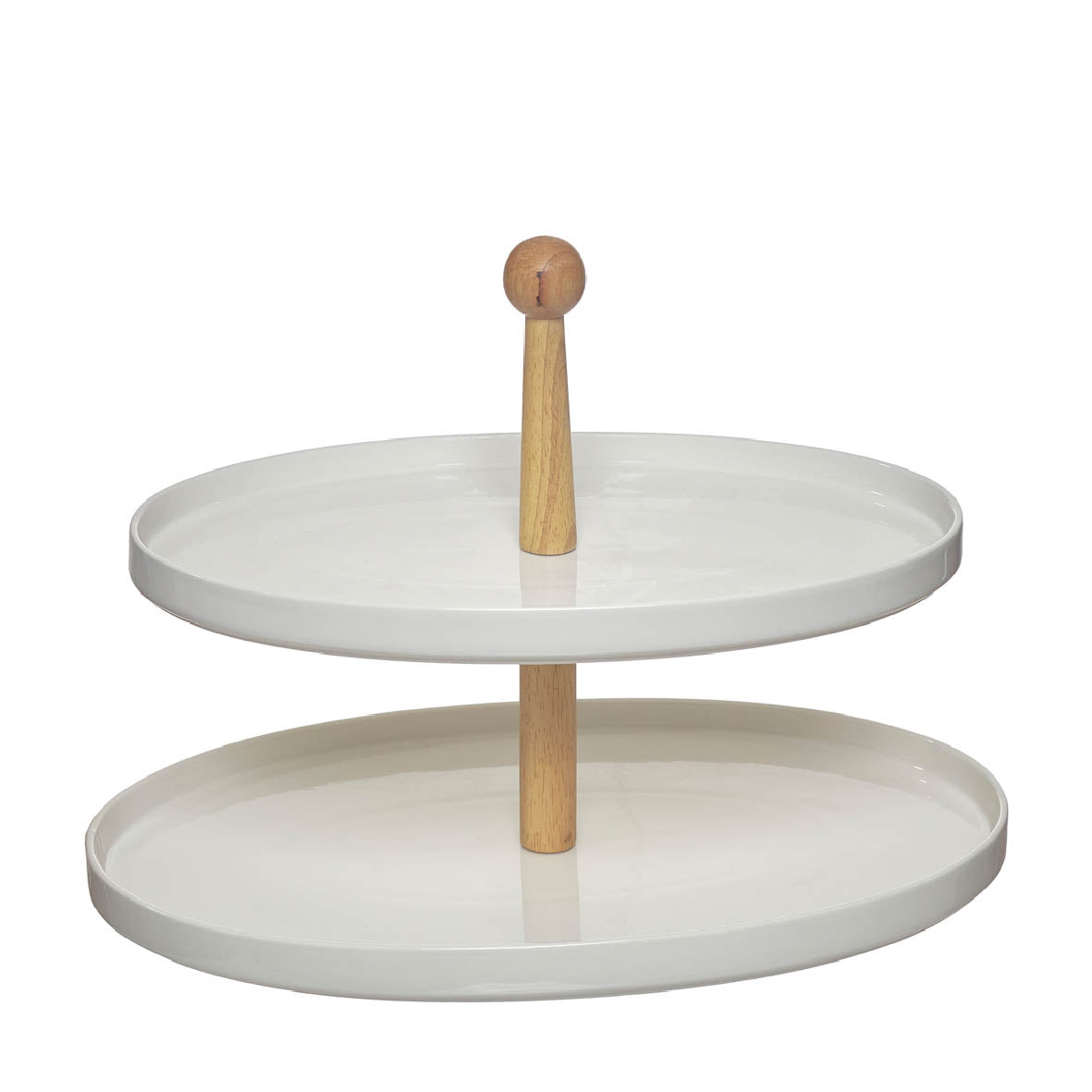 PLATO 2 NIVELES PORCELANA