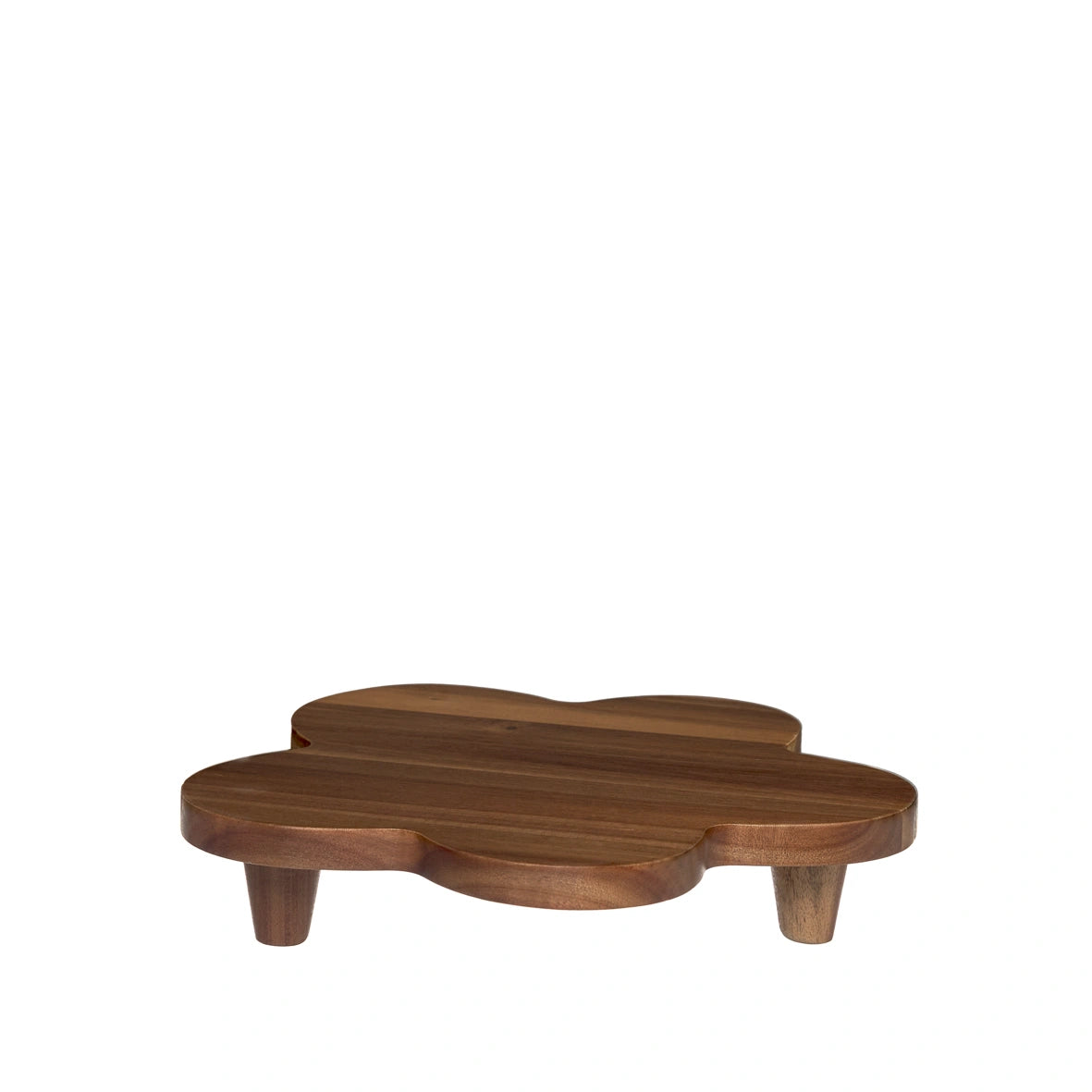 PLATO CON PIES ACACIA 26CM