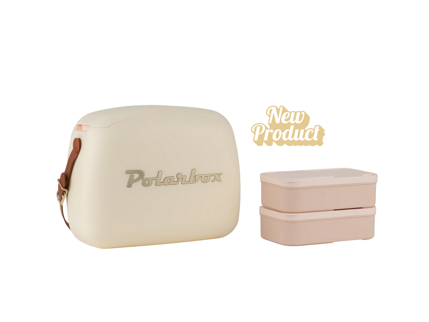 POLARBOX 6L CREAM GOLD + 2 TUPPERS