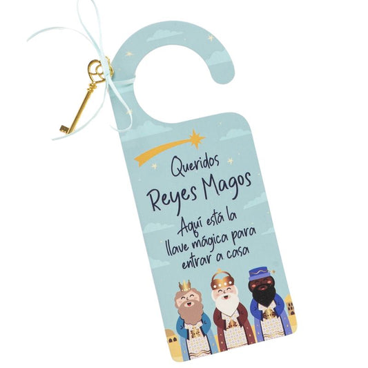 COLGADOR PARA PUERTA CON LLAVE REYES MAGOS