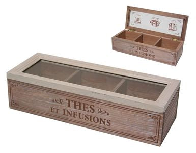 CAJA INFUSIONES 3 DPTOS COUNTRY