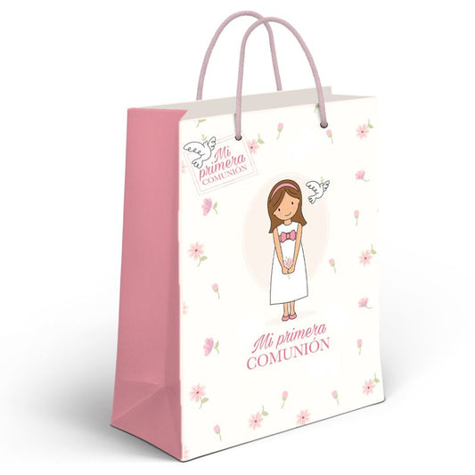 BOLSA PAPEL XL COMUNION NIÑA